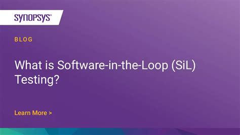 what is soft loop testing|sil testing software.